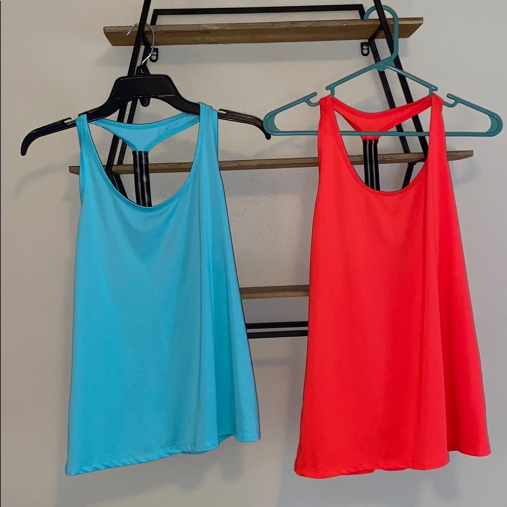 Two workout tanks razor back